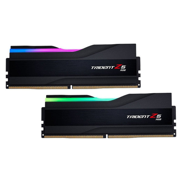 G.Skill Trident Z5 RGB 32Go (2 x 16Go) DDR5 6000 MHz CL36 - Noir G.Skill Trident Z5 RGB 32Go (2 x 16Go) DDR5 6000 MHz CL36 - Noir